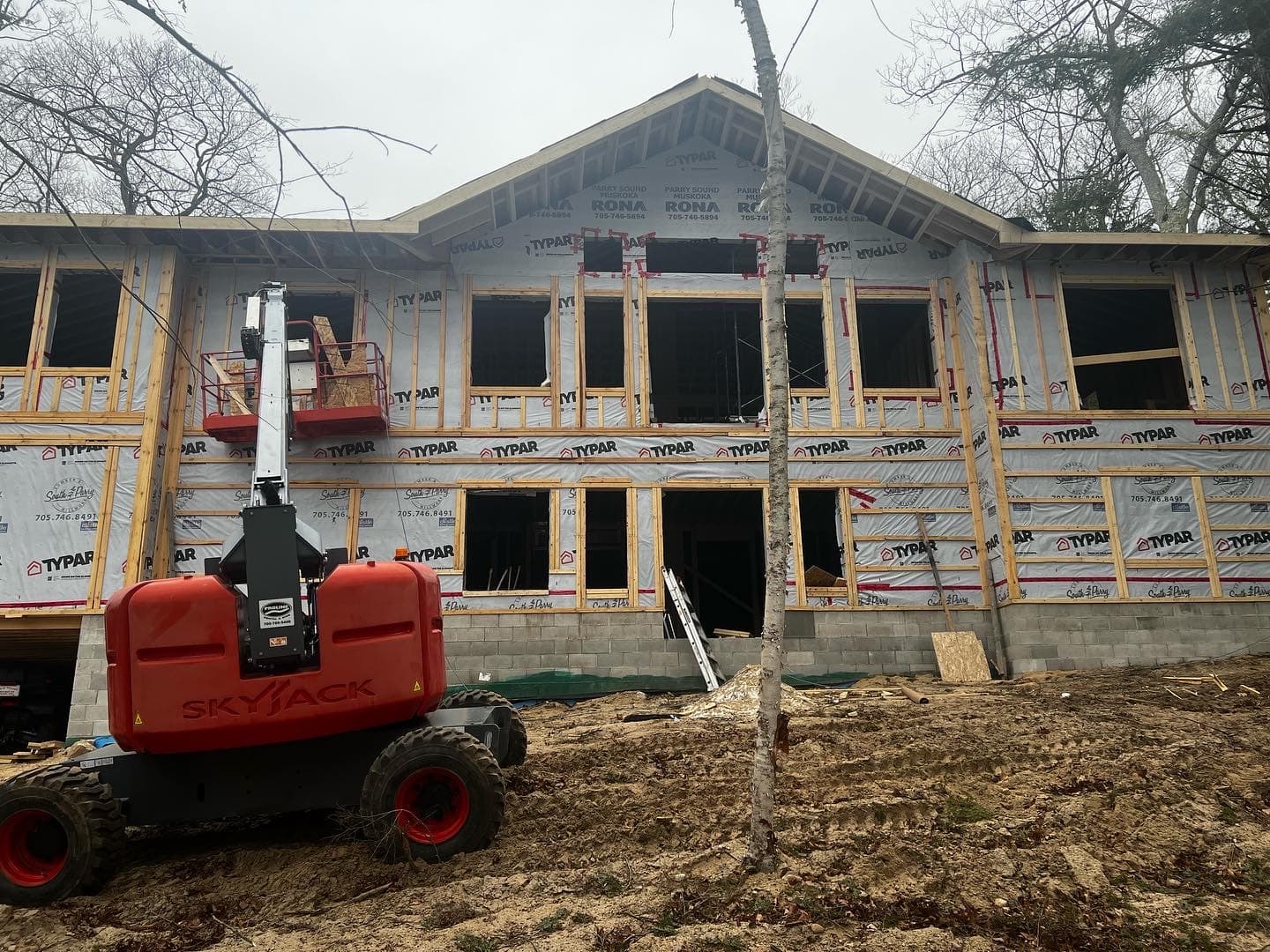 Custom Home Build In Progress