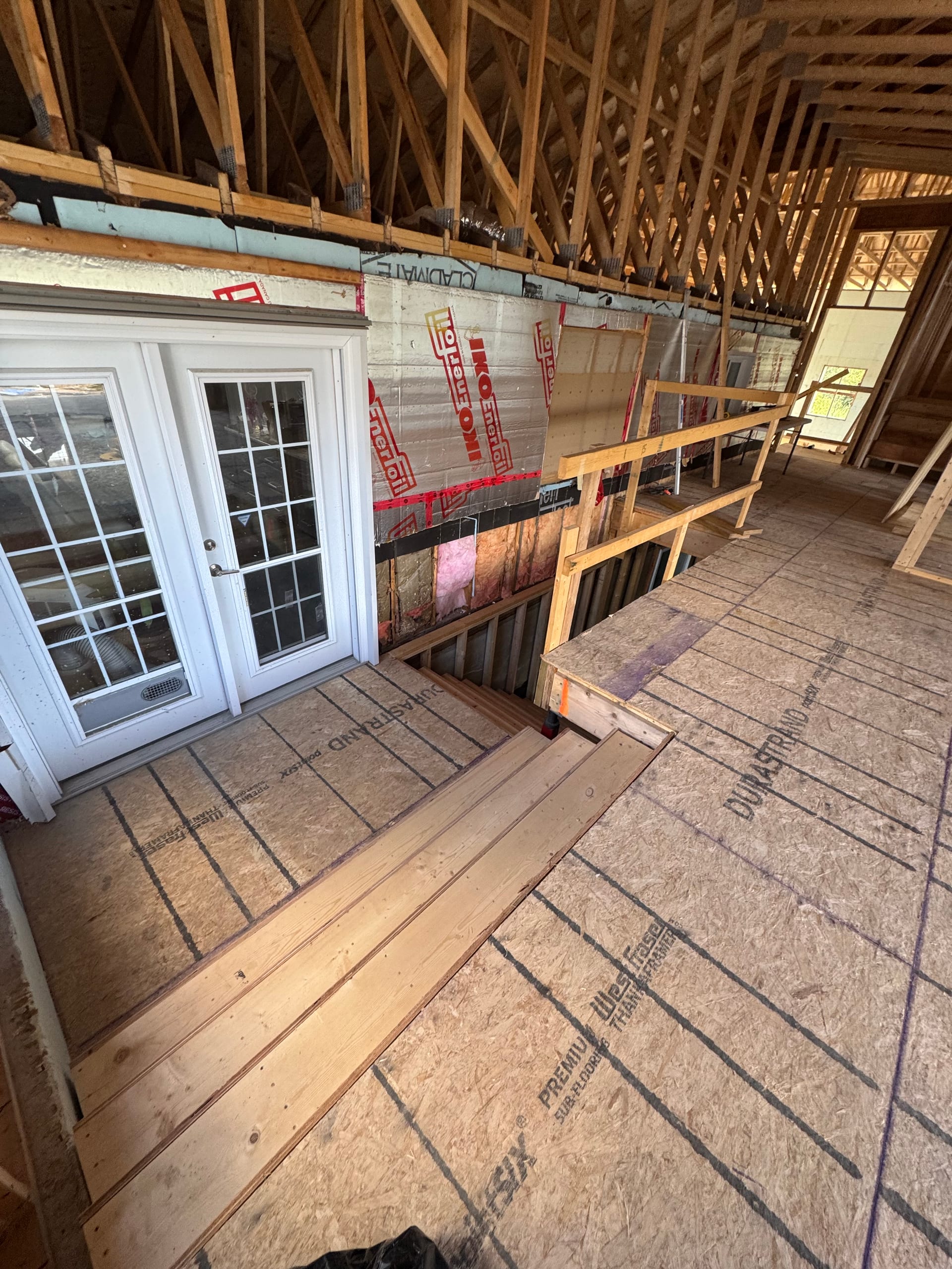 Deck Landing And Stair Framing