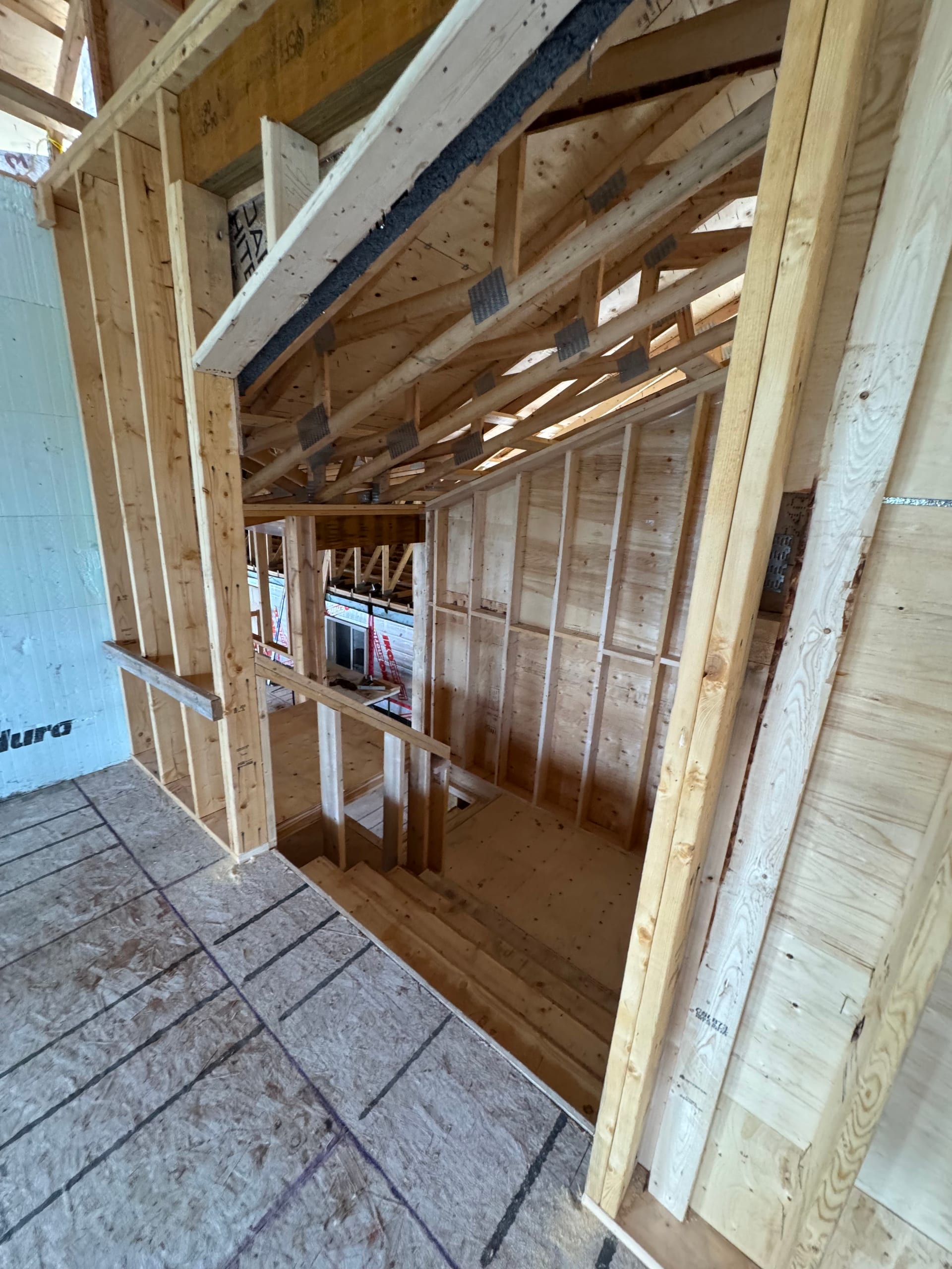 Stair Opening And Hall Framing